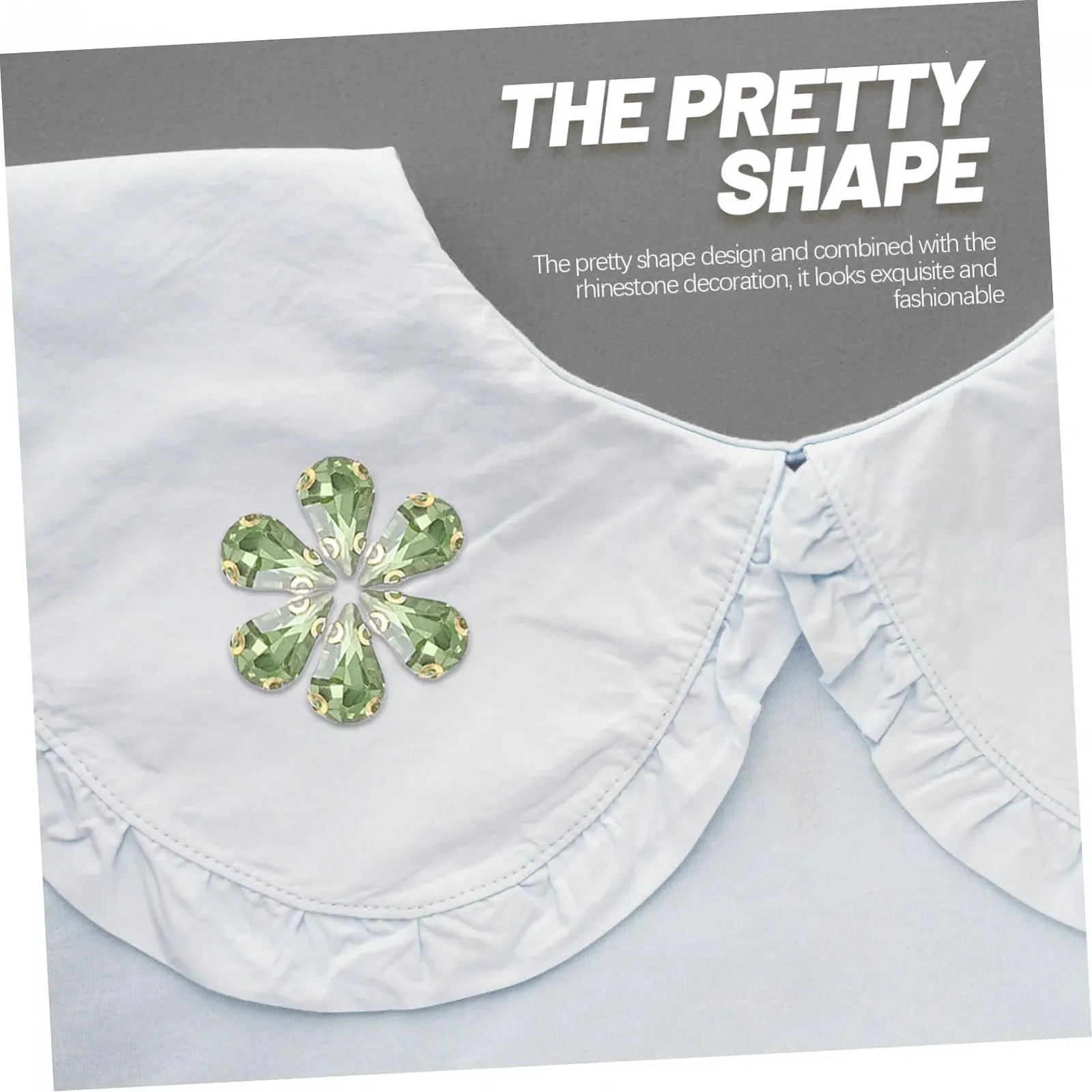 Набор украшений со стразами 130 шт Стеклянные стразы для шитья Камера Аксессуары DIY Материалы Стразы для украшения Сумки Одежда Обувь, фото №9