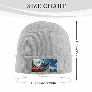 Шапка-бини женская с рисунком голубого неба и цветных бабочек, зимняя теплая вязаная цена на synthetic.ua - Фото 1 Шапка-бини женская с рисунком голубого неба и цветных бабочек, зимняя теплая вязаная synthetic.ua - Фото 1