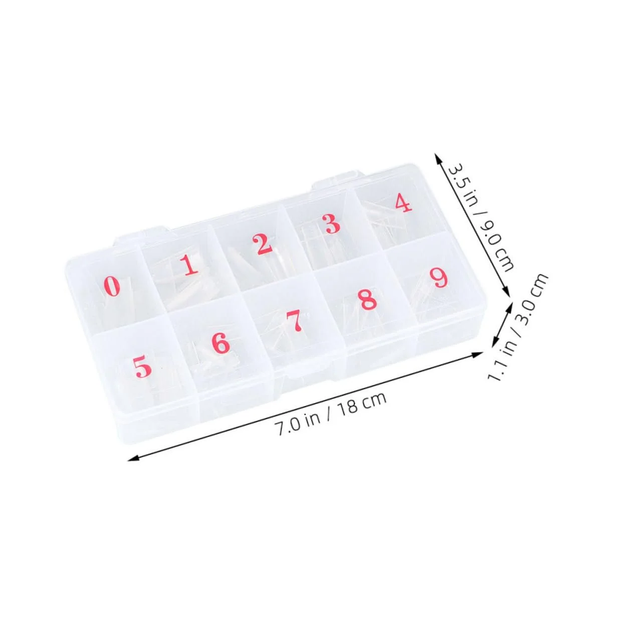 Набор для маникюра WRITWAA 500 шт. Прозрачные искусственные ногти из металла и пластика, фото №2 Набор для маникюра WRITWAA 500 шт. Прозрачные искусственные ногти из металла и пластика, фото №2