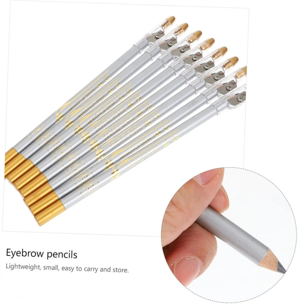 Олівець для очей Beavorty, 10 шт., сірий, фото №7 Олівець для очей Beavorty, 10 шт., сірий, фото №7
