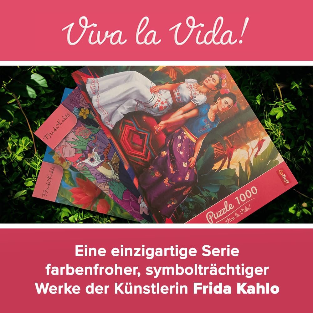 Пазл Trefl Premium Plus Frida Kahlo: Two Faces 1000 элементов, фото №4