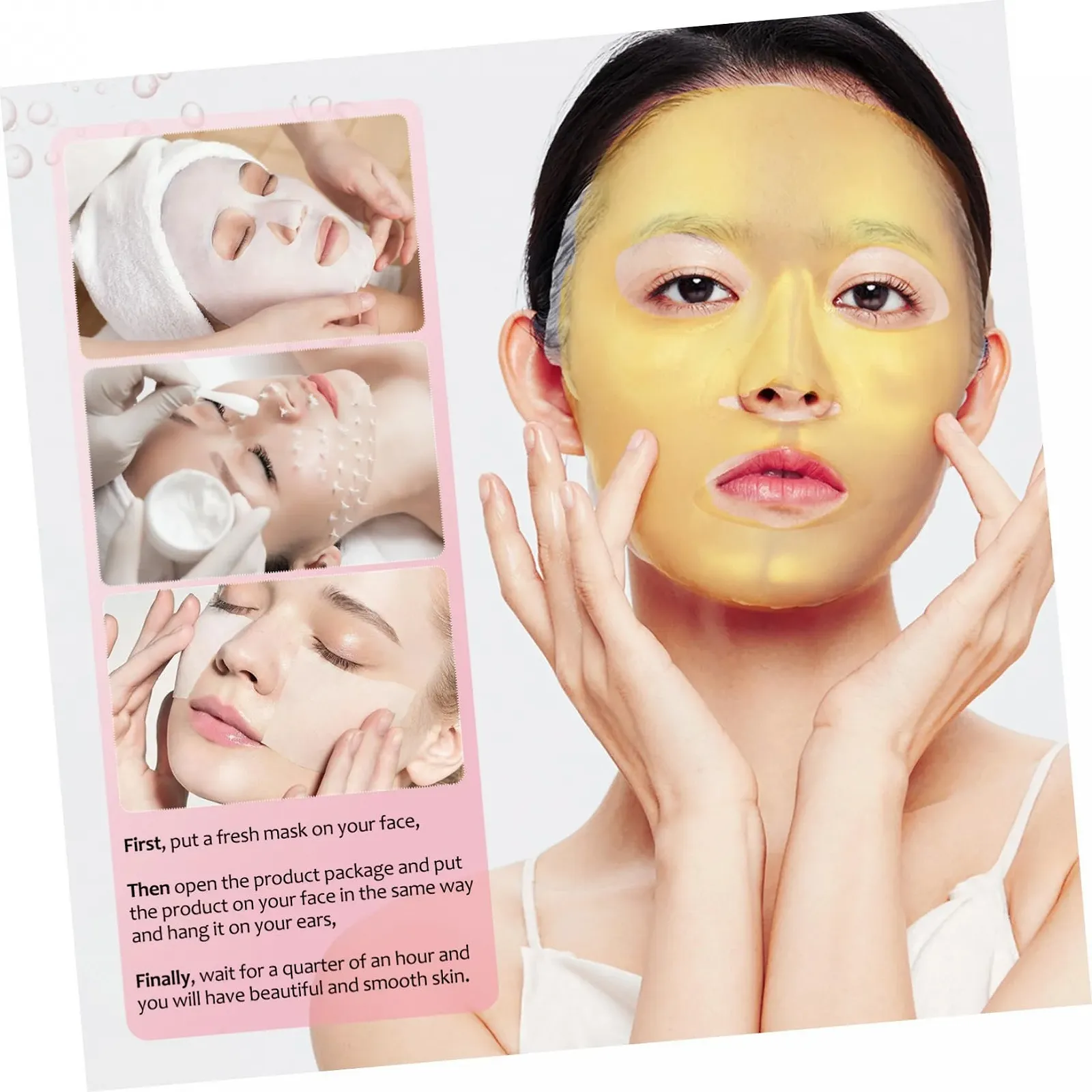 Маска Силіконова Healvian 3 шт. Багаторазова Зволожуюча, фото №5