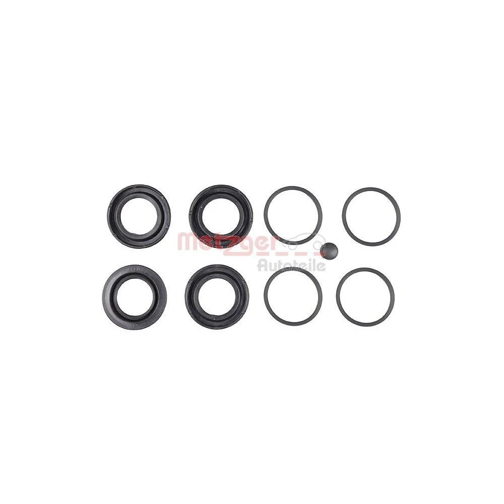 Ремкомплект, гальмівний супорт METZGER 114-0157, передня вісь, фото №1