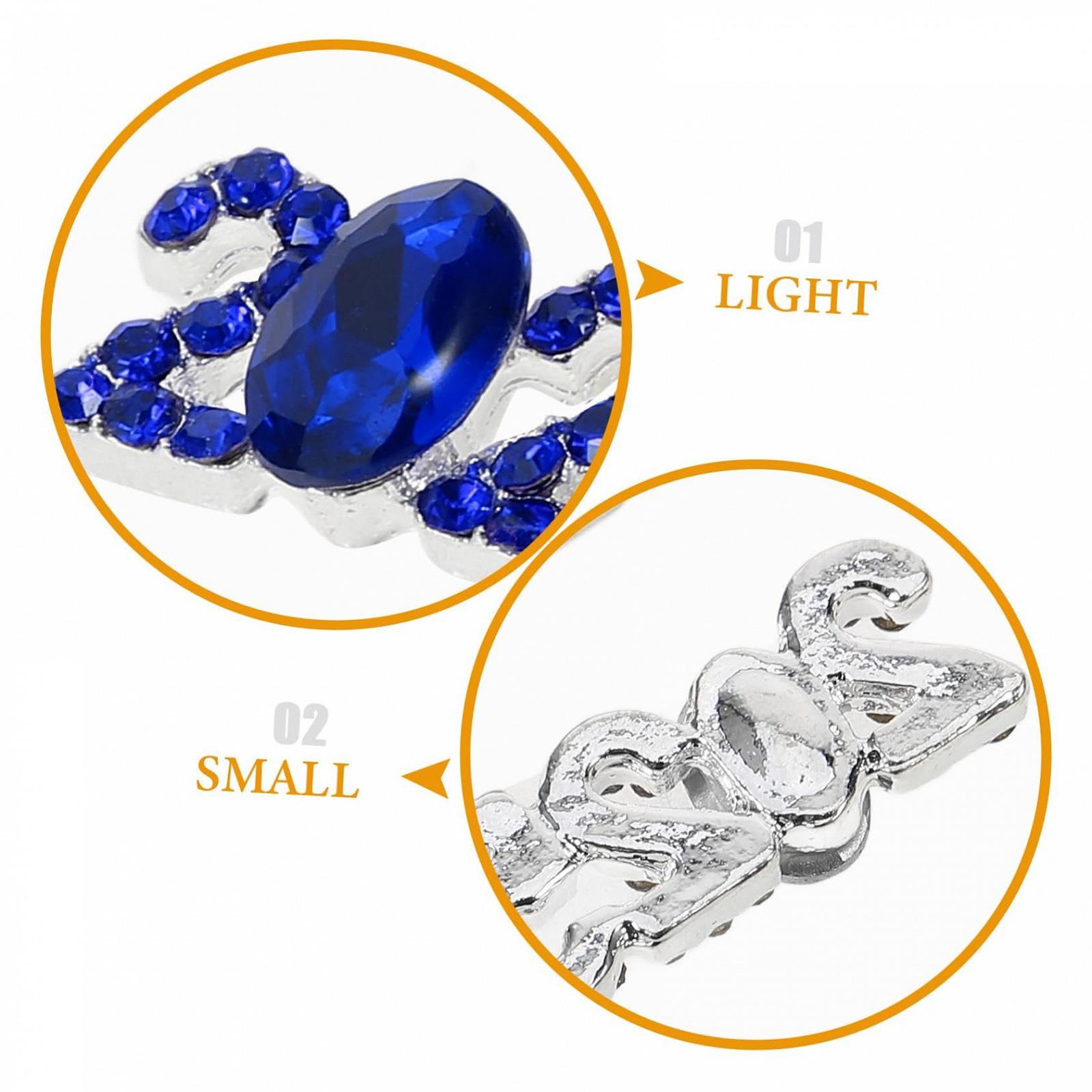 Украшения для ногтей COHEALI 2025, 10 шт., 3D подвески для маникюра в форме чисел, блестки и шармы, фото №6