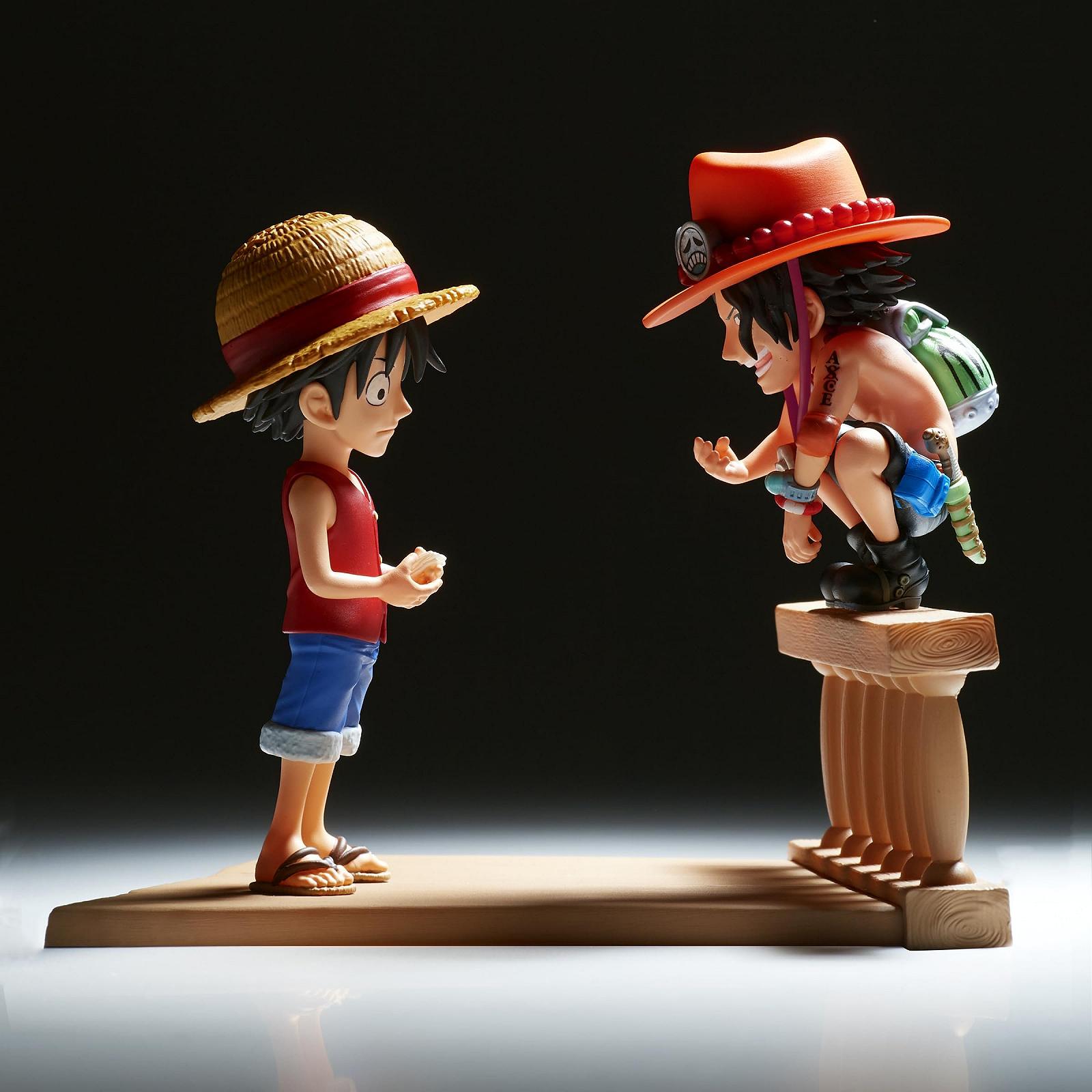 Фігурка Banpresto One Piece World Collectable Log Stories Monkey D. Luffy & Portgas D. Ace, 8 см, різнобарвна, фото №7