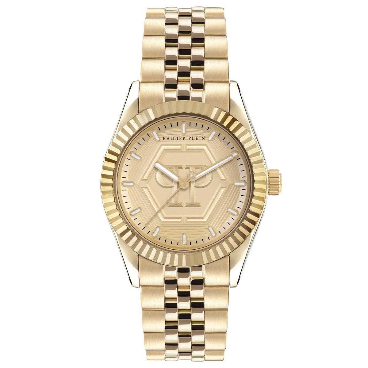 Женские часы Philipp Plein Superlative Дата Кварц Аналоговый Нержавеющая сталь, фото №1 Женские часы Philipp Plein Superlative Дата Кварц Аналоговый Нержавеющая сталь, фото №1