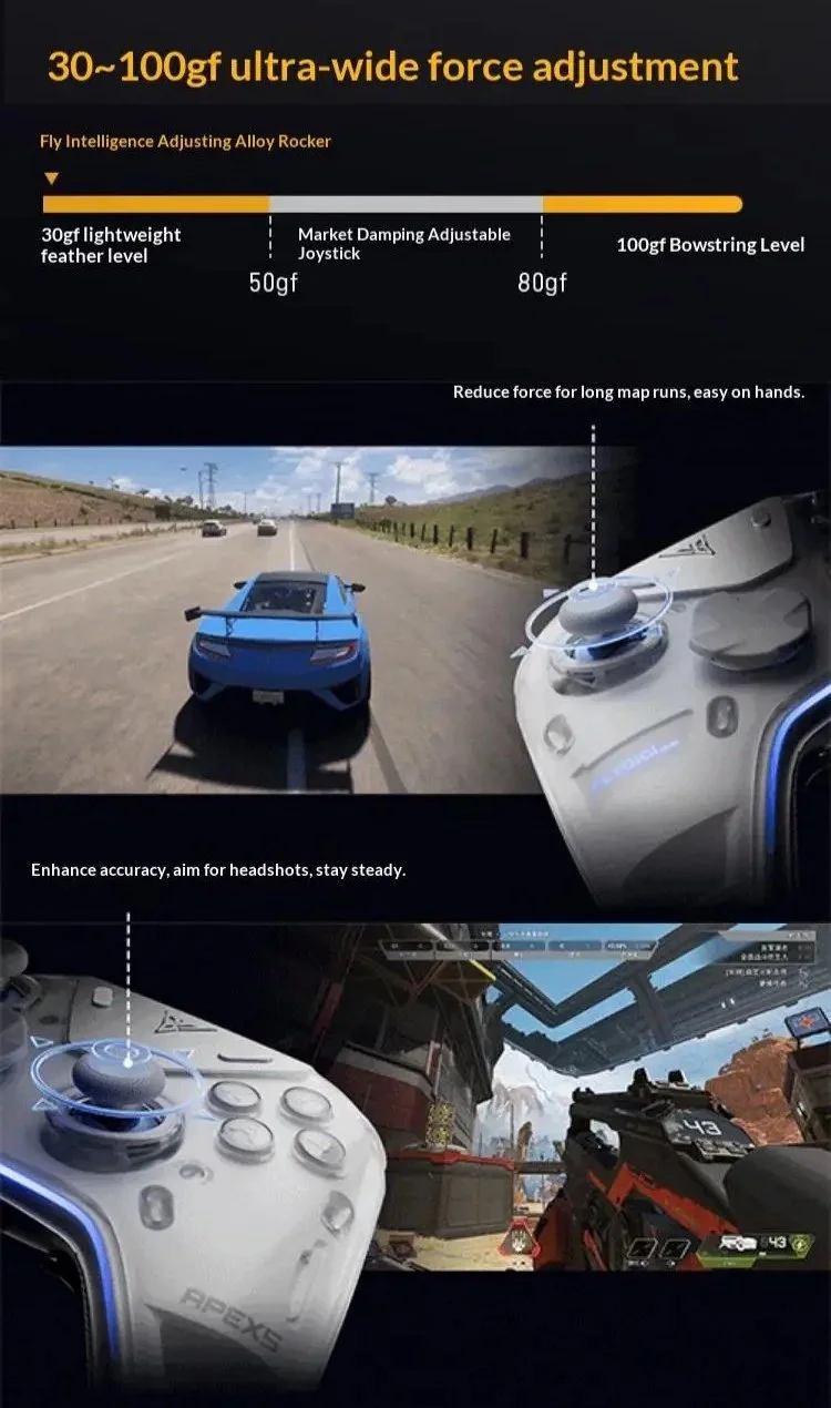 Геймпад FlyDigi APEX 5 Dragon Ball Black + док-станція (Android/Windows/Nintendo Switch/VR/iOS), фото №12