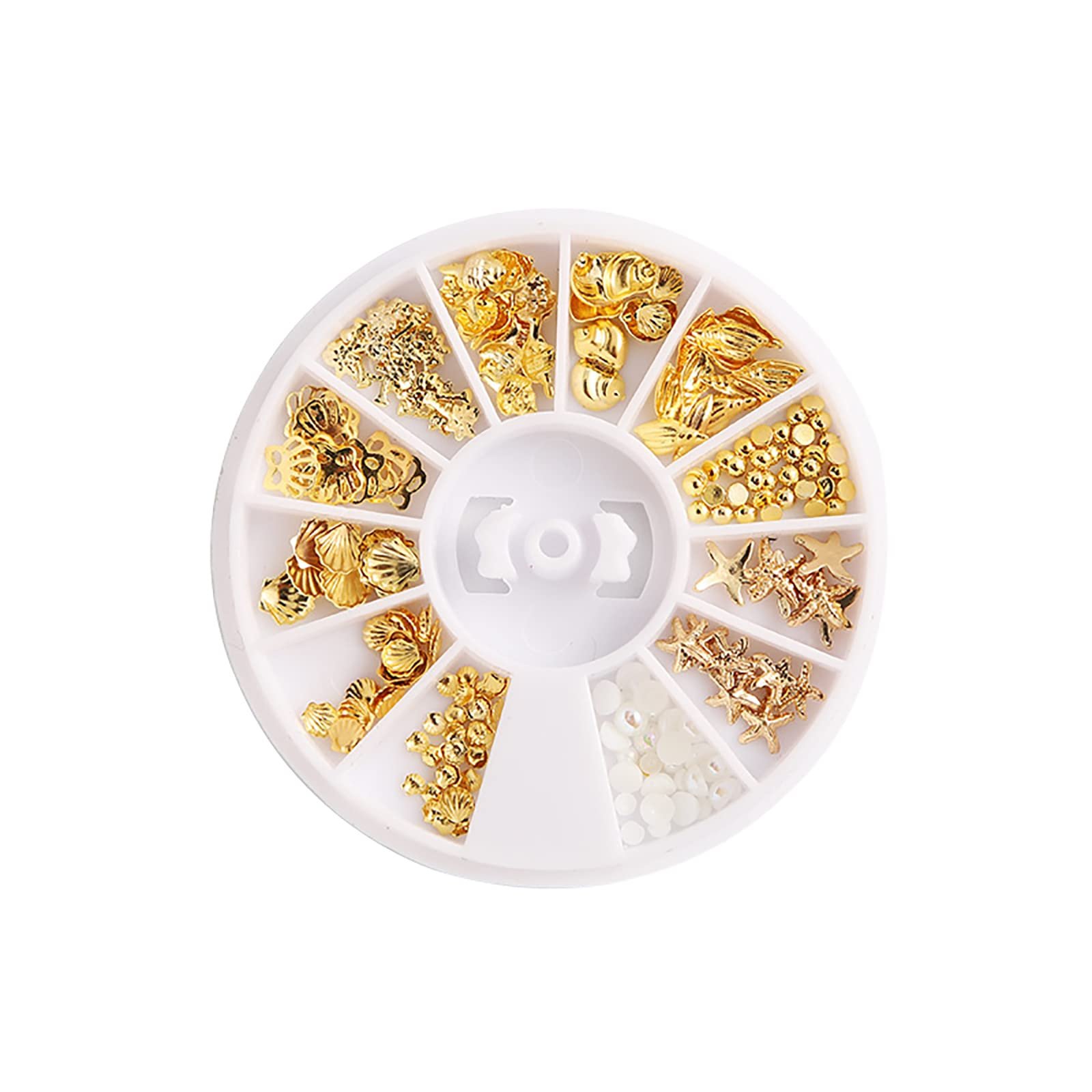 Стразы для ногтей Сплав 12 Cell Shell Beads, фото №1