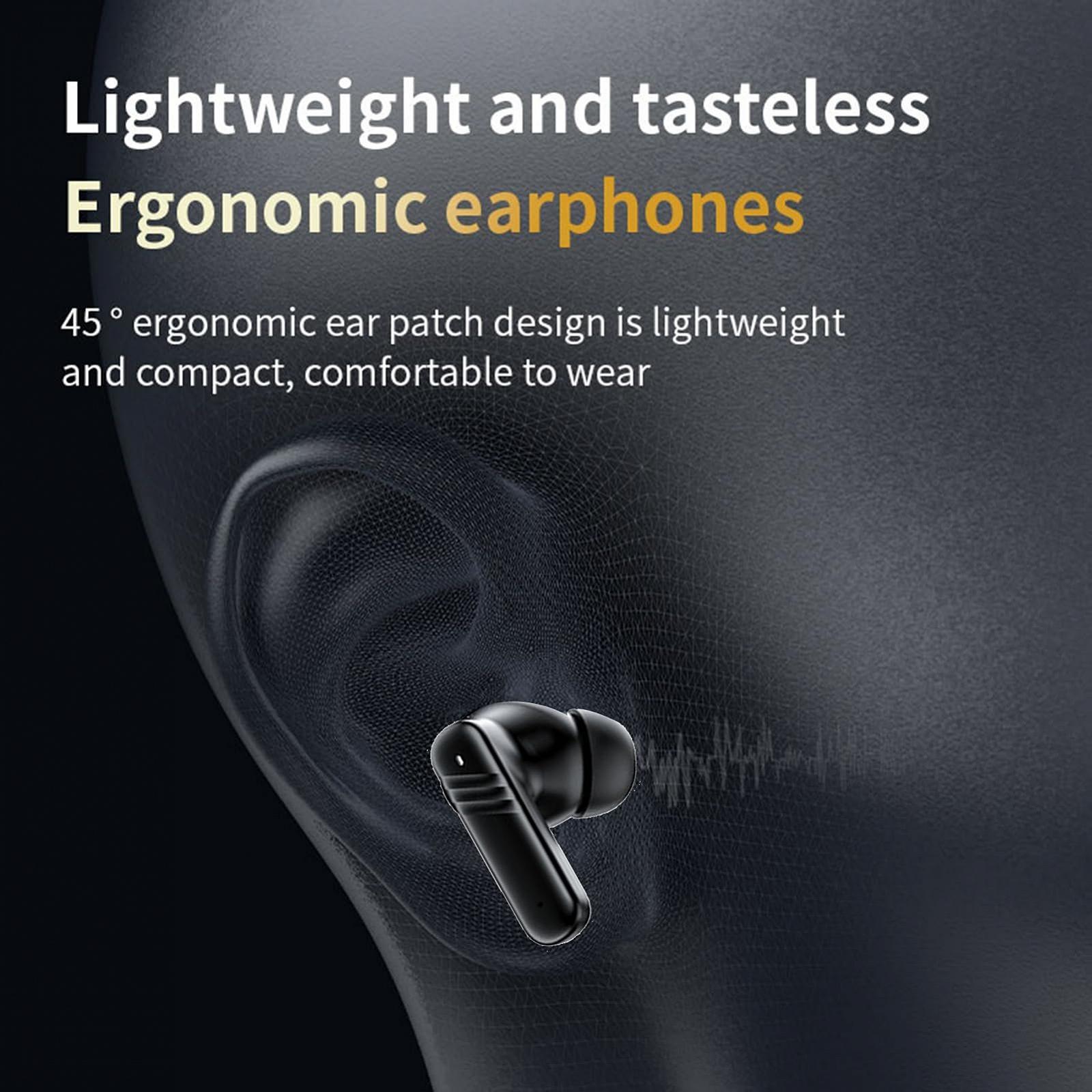 Бездротові навушники з музикою, ігровою гарнітурою з AI-перекладом з ANC/ENC, фото №5