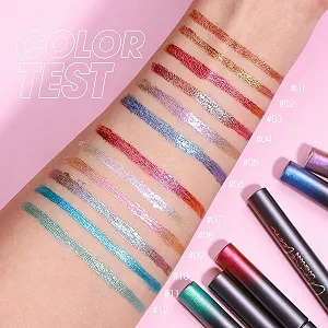 Рідка Підводка для очей з металевими блискітками synthetic.ua - Фото 1