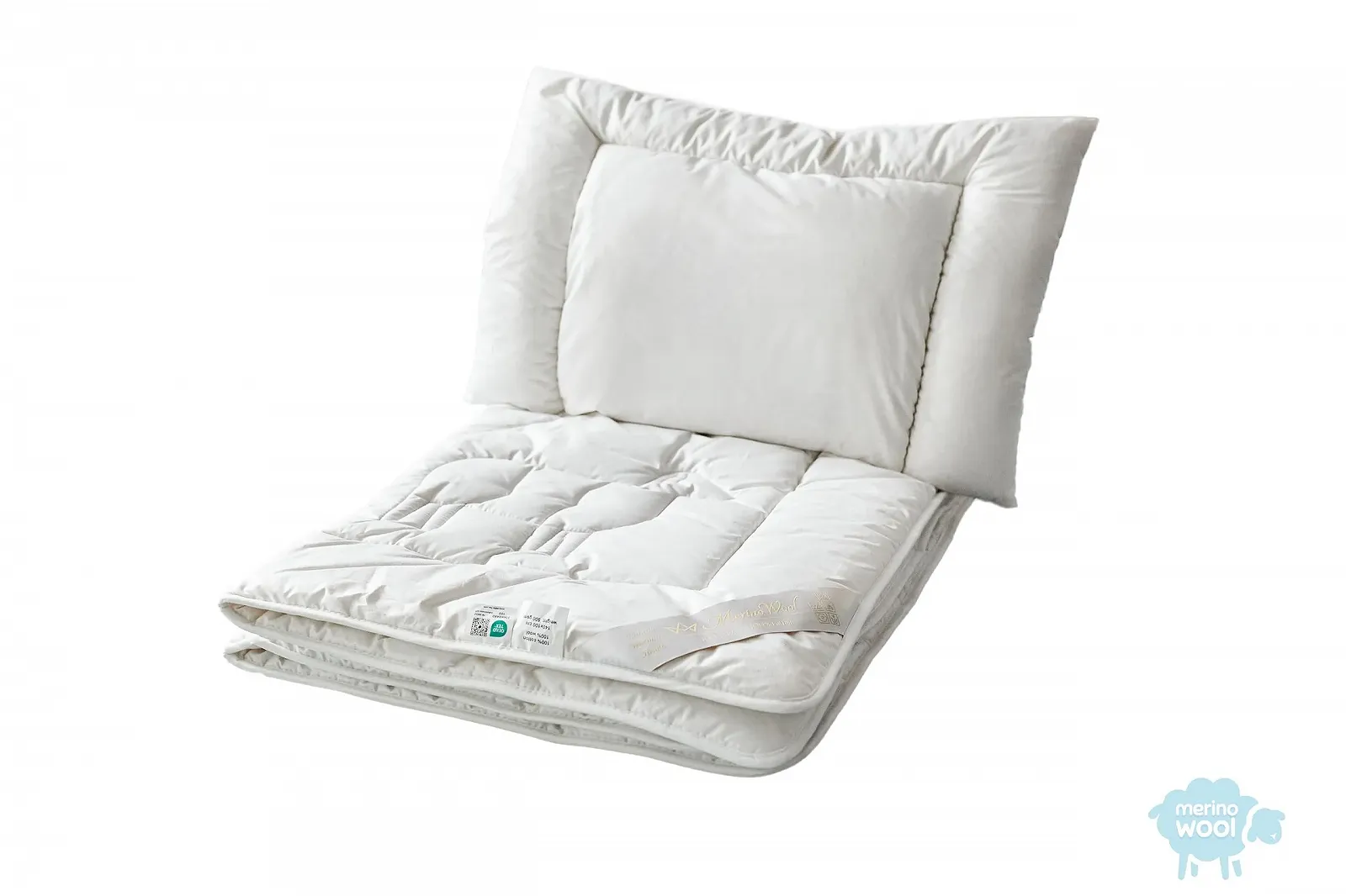 Комплект постельного белья (одеяло и подушка) Natural Junior Merino Wool 4.5 tog 120 x 150 см + 45 x 75 см, фото №4 Комплект постельного белья (одеяло и подушка) Natural Junior Merino Wool 4.5 tog 120 x 150 см + 45 x 75 см, фото №4