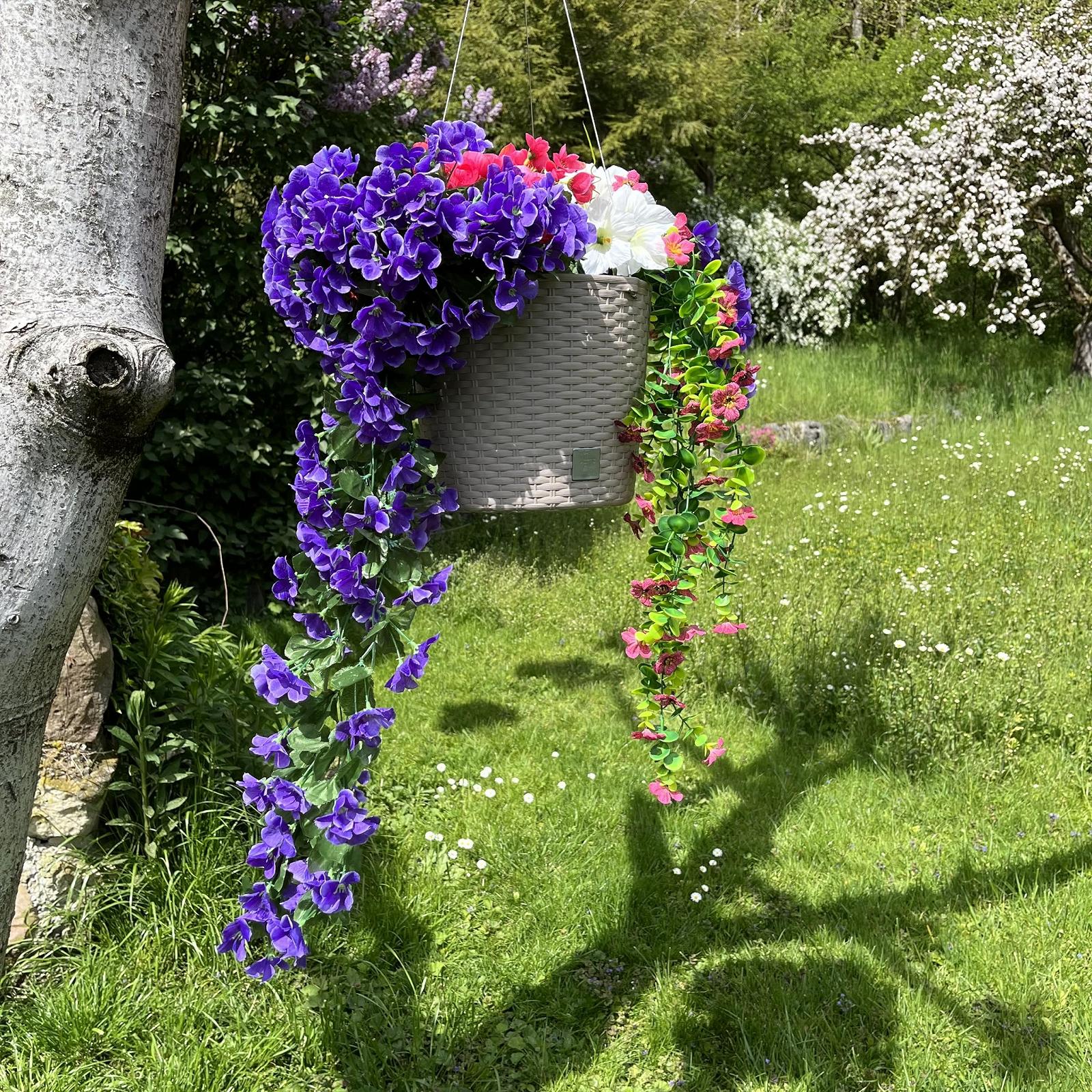 Підвісний кошик Rato Пластик Стійкий до погодних умов Мокко, фото №2