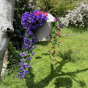 Підвісний кошик Rato Пластик Стійкий до погодних умов Мокко synthetic.ua - Фото 1