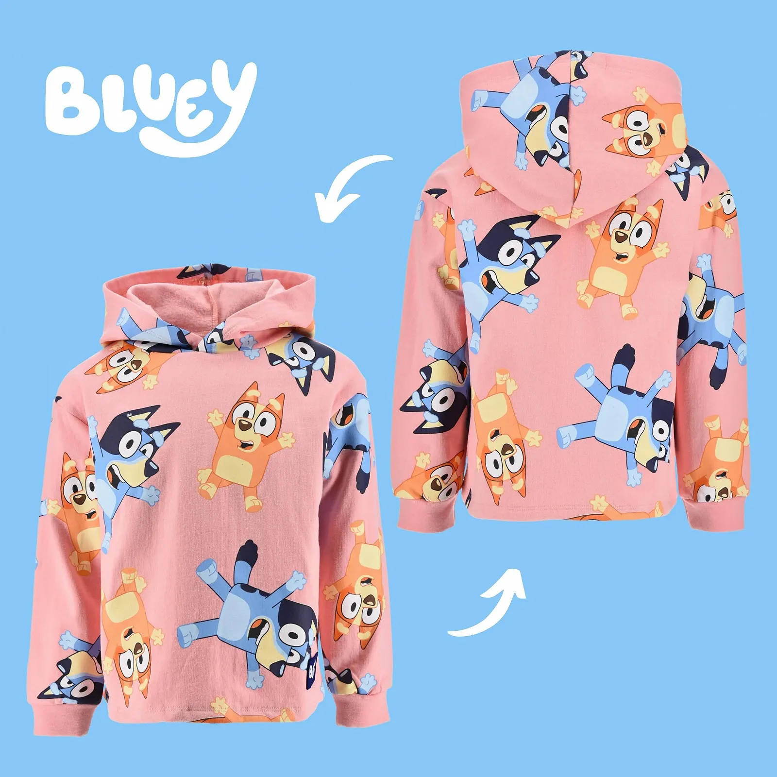 Толстовка BlueY Класична дитяча худі для дівчати, фото №7