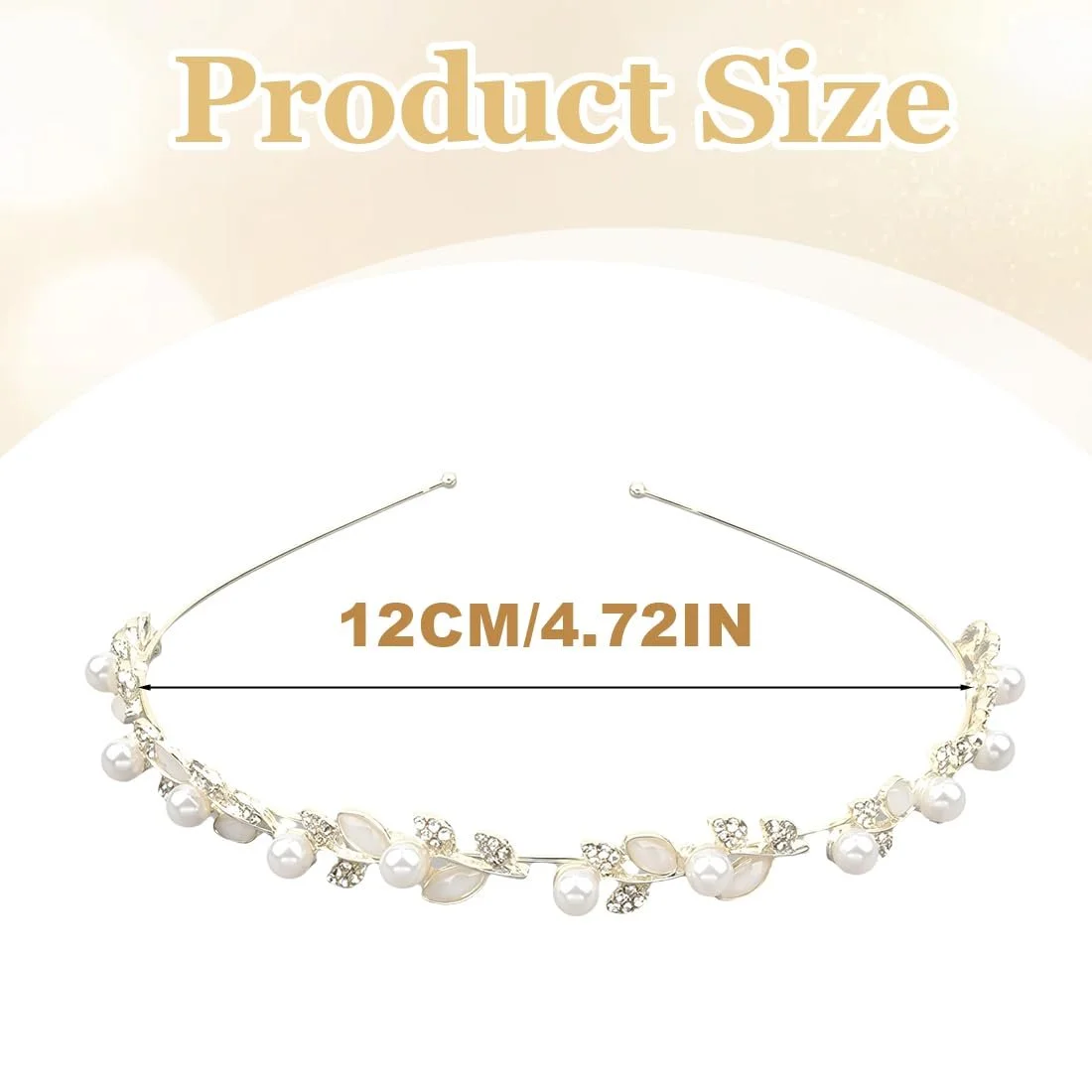 Обруч для волосся весільний, фото №2