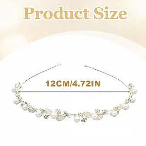 Обруч для волосся весільний synthetic.ua - Фото 1