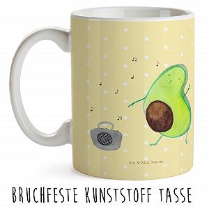 Дитяча кружка Mr. & Mrs. Panda Авокадо Танцює Пластикова synthetic.ua - Фото 1