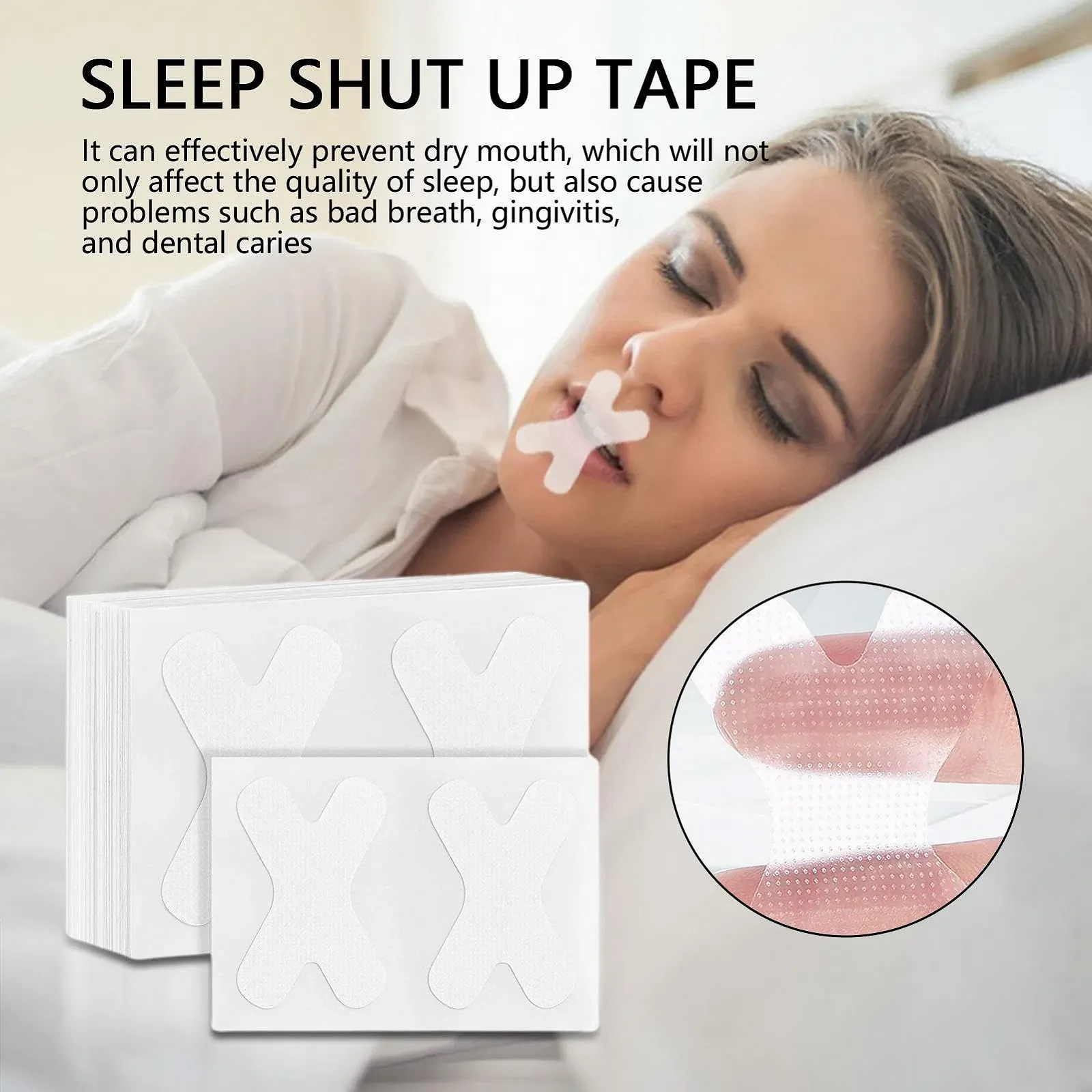 Полоски для сна, X-образные, улучшенные для спокойного сна., фото №3