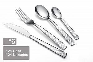 Набор столовых приборов Verona, 24 предмета цена на synthetic.ua - Фото 1 Набор столовых приборов Verona, 24 предмета synthetic.ua - Фото 1