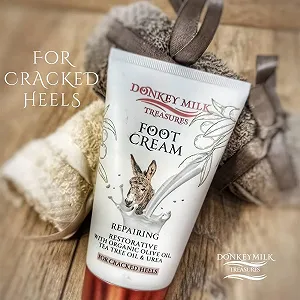 Крем для ног Pharmaid Donkey Milk Treasures с оливковым и чайным маслом 120 мл synthetic.ua - Фото 1