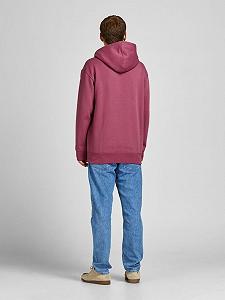 Світшот Jack&Jones SWEAT HOOD NOOS 12161145, Бордовий, XXL synthetic.ua - Фото 1