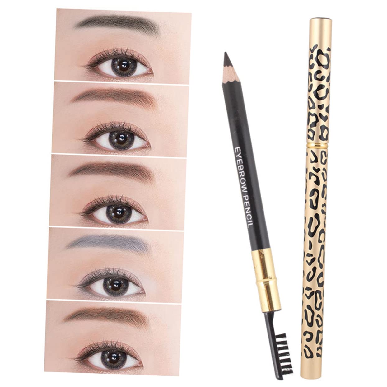 Подводка для глаз POPETPOP, леопардовая, черная, фото №2