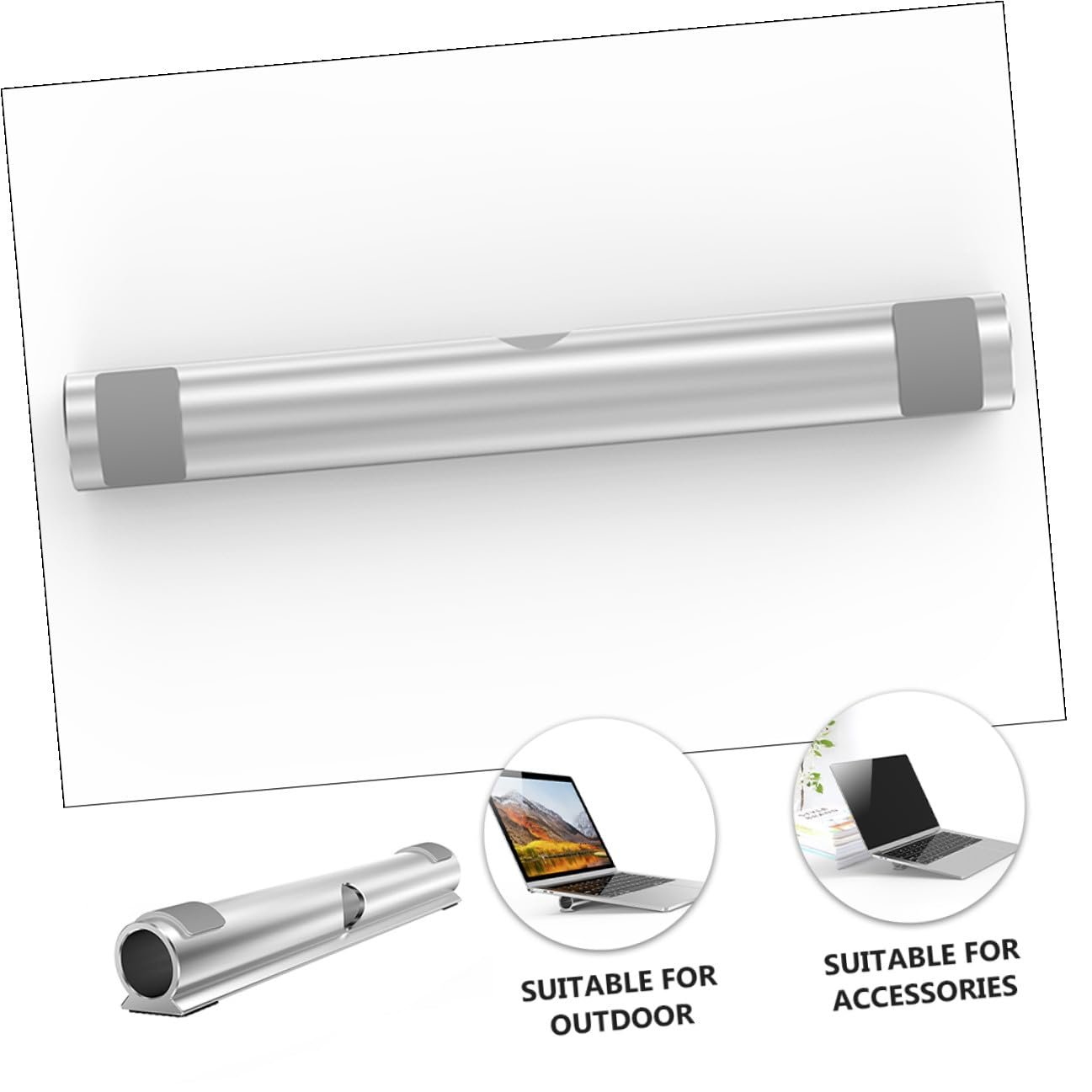 Подставка для ноутбука Алюминий NOLITOY Серебристый, фото №4