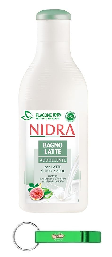 Гель для душу Nidra Bagnolatte Addolcente з молочком інжиру та екстрактом алое 750 мл (12 шт.), фото №1