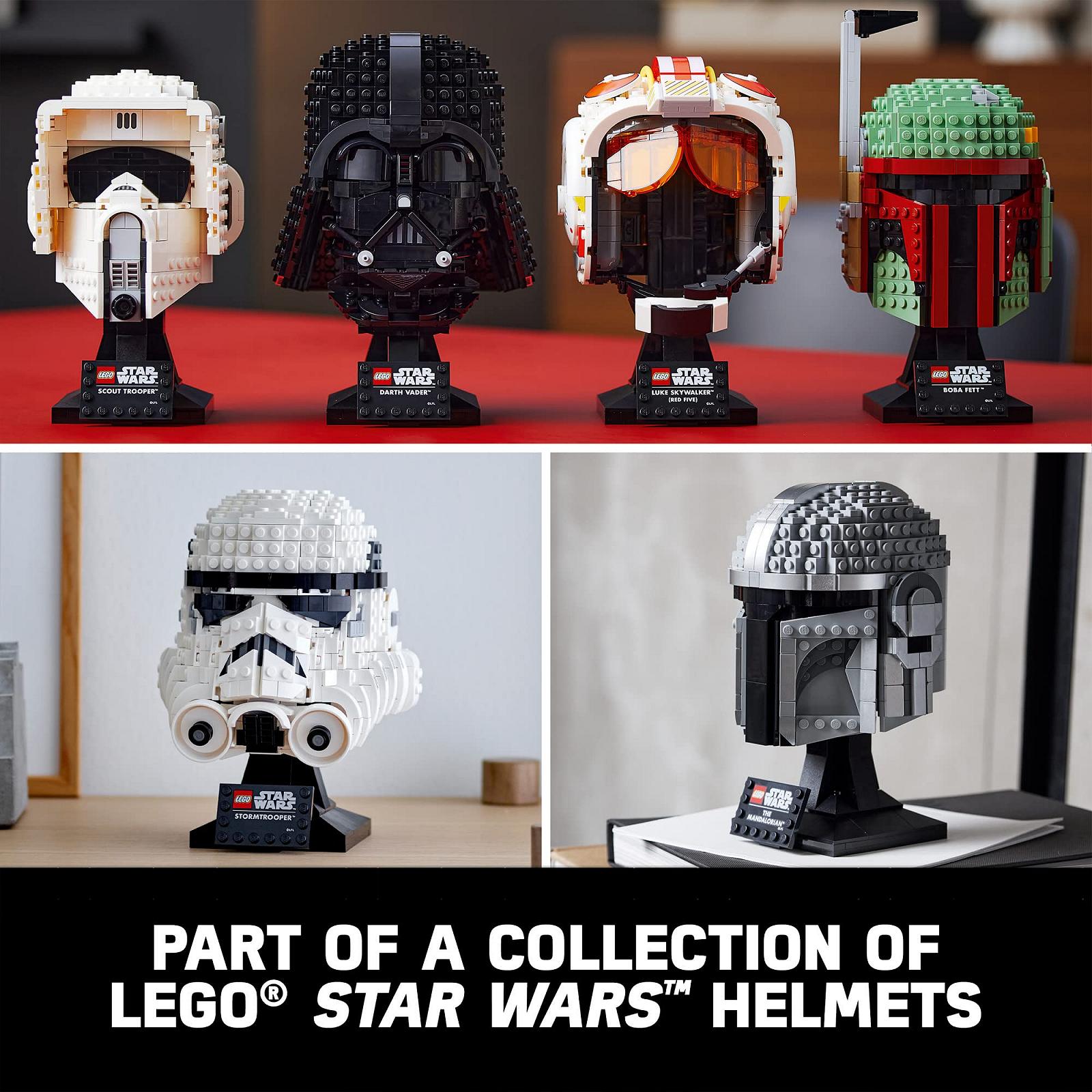 Конструктор LEGO Star Wars 75327 Шолом Люка Скайвокера Red Five 675 штук, фото №6