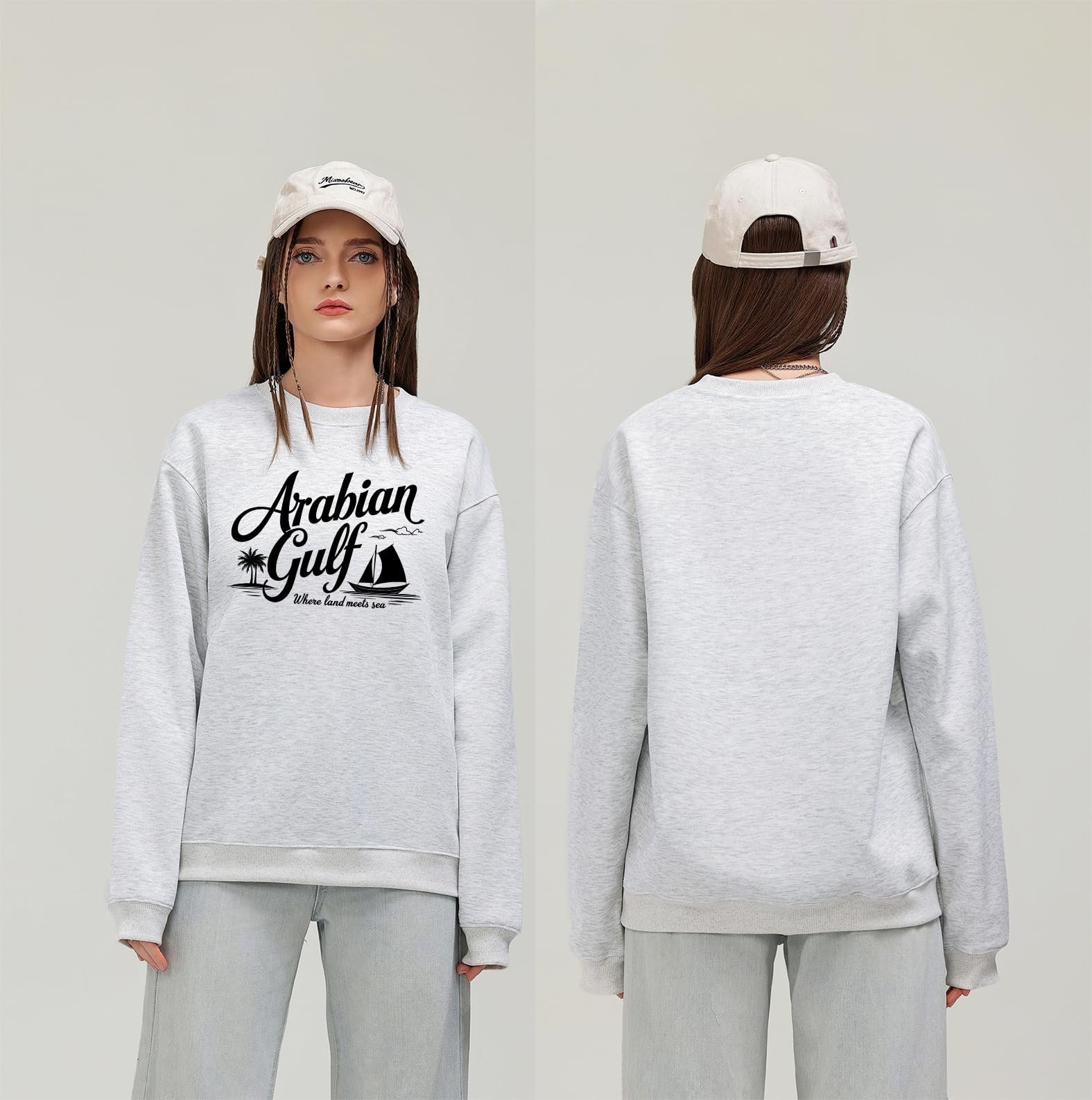 Свитшот Arabian Gulf Arabian Gulf Where The Land Meets The Sea, фото №3