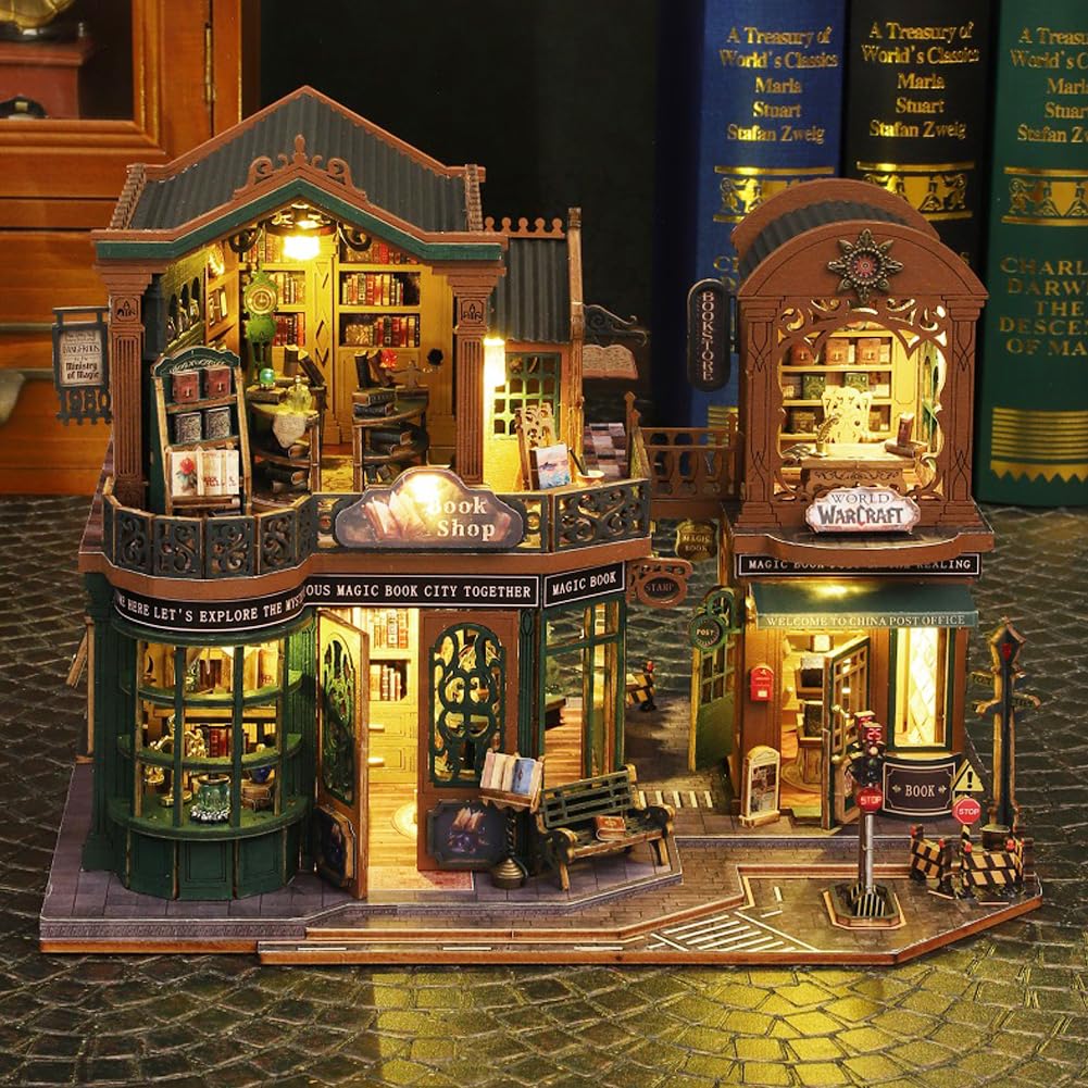 Мініатюрний будиночок Magic Dollhouse Magic Book Shop 1:24, фото №2
