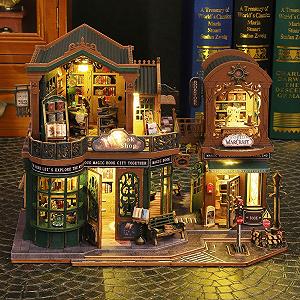 Мініатюрний будиночок Magic Dollhouse Magic Book Shop 1:24 synthetic.ua - Фото 1
