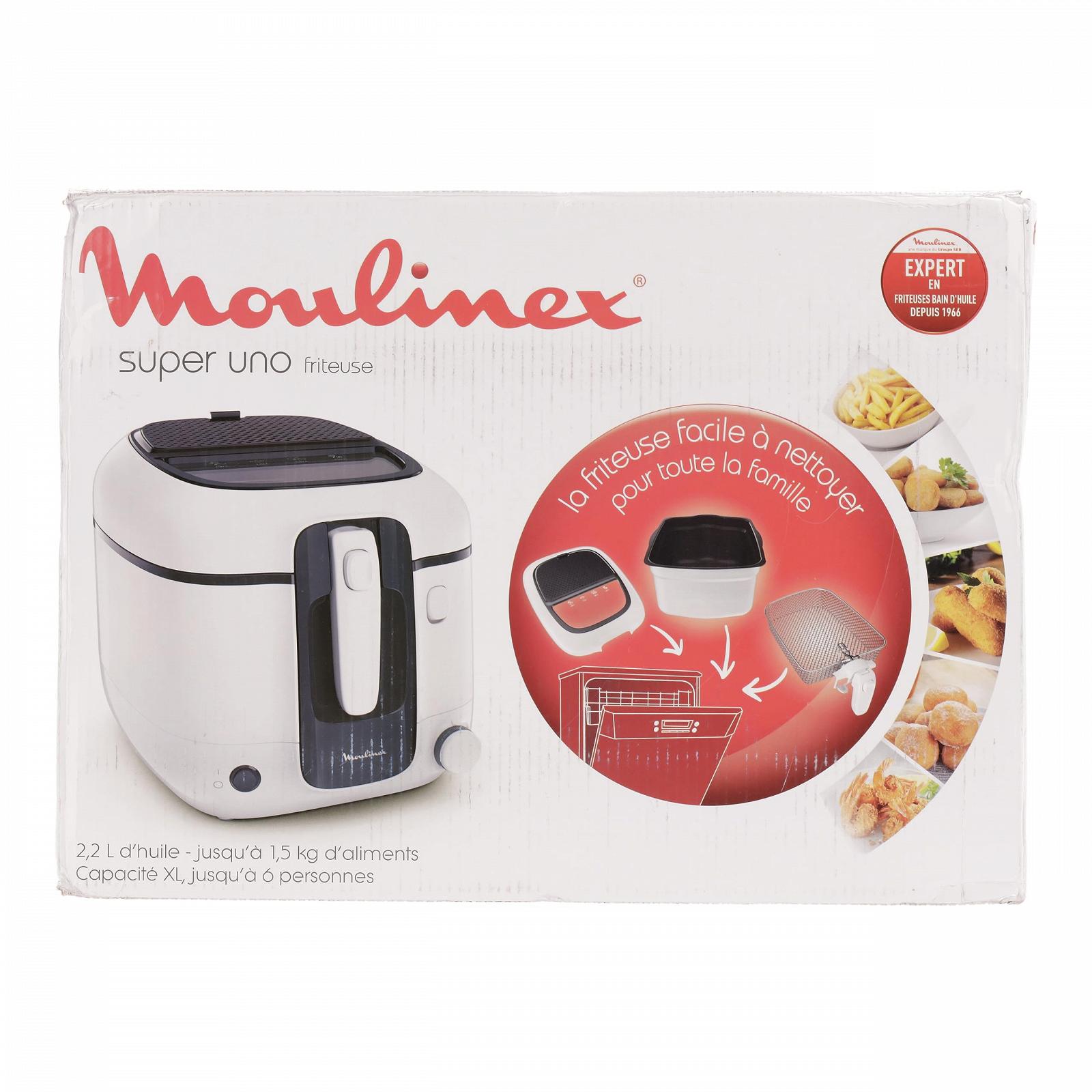 Фритюрница Moulinex Super Uno AM312010 1.5 кг Белый, фото №6 Фритюрница Moulinex Super Uno AM312010 1.5 кг Белый, фото №6