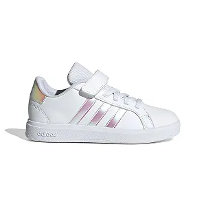 Теннисные Кроссовки Adidas Grand Court Lifestyle для детей, на шнуровке synthetic.ua - Фото 1