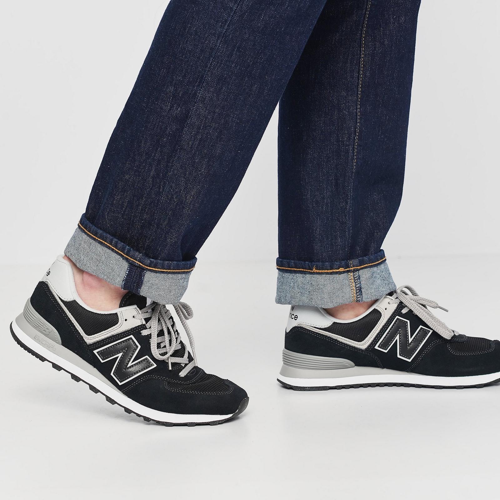 Мужские кроссовки New Balance 574 Classic Gl ML574EVB 45 EU / 29 см / Серо-Черные (195907803332), фото №2