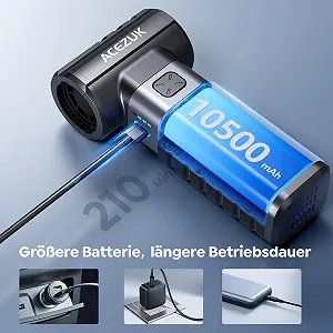 Електрична повітродувка ACEZUK 200 000 об/хв 10 500 мАг 4 швидкості synthetic.ua - Фото 1