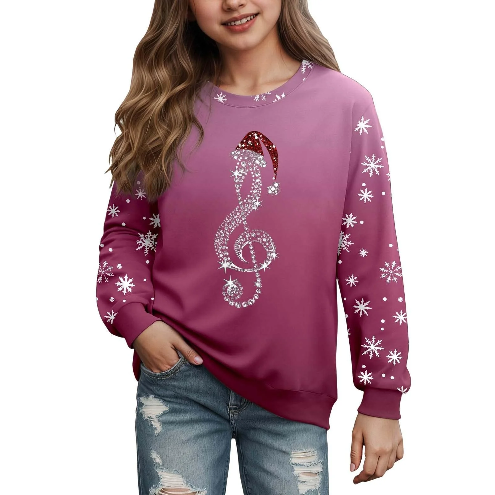 Повсякденний світшот і дівчаток затишний і стильний, ідеальний для щоденного використання, фото №1