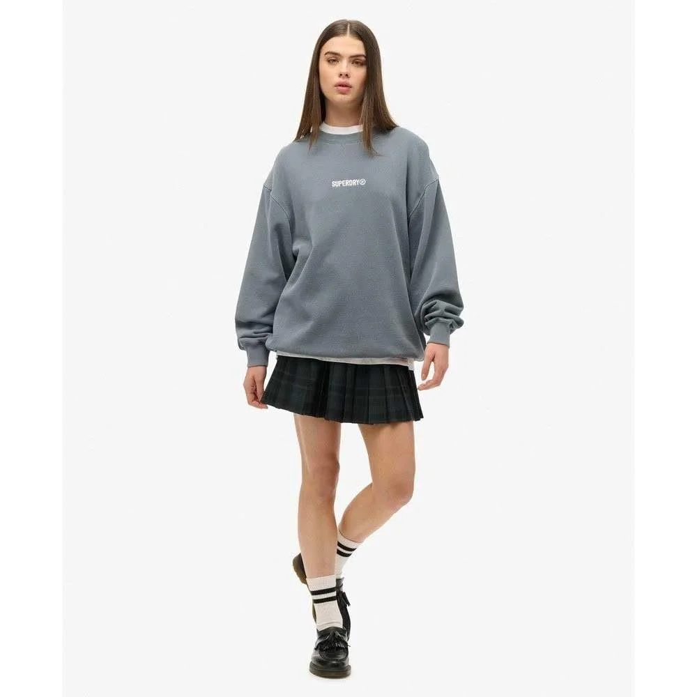 Жіноча толстовка Superdry Oversized з круглим вирізом, мікрологотипом та графікою, фото №6 Жіноча толстовка Superdry Oversized з круглим вирізом, мікрологотипом та графікою, фото №6