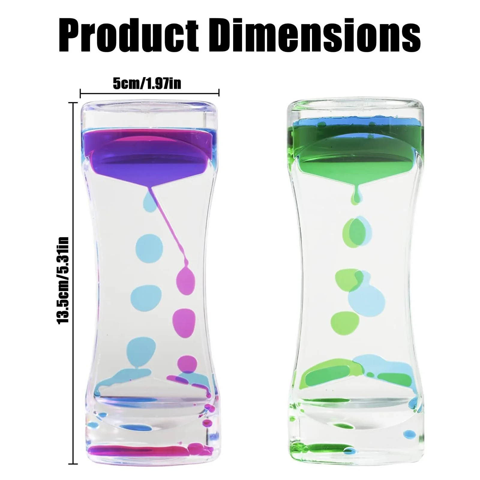 Рідкий пісочний годинник Liquid Motion Timer Набір 2 шт. 13.5 см, фото №7 Рідкий пісочний годинник Liquid Motion Timer Набір 2 шт. 13.5 см, фото №7