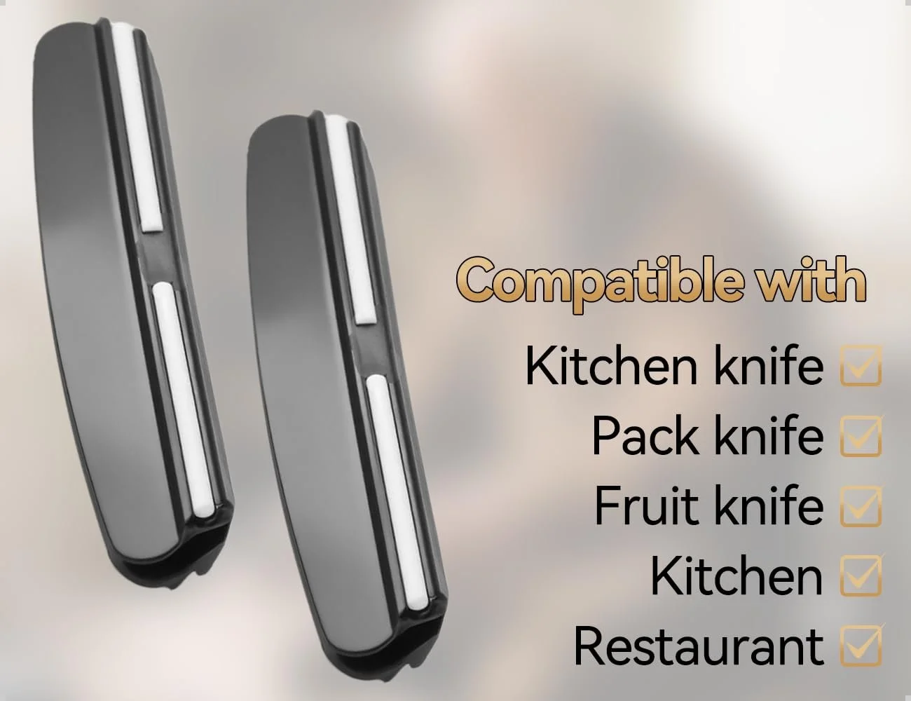 Направляющая для заточки ножей 2 pieces черная, фото №7