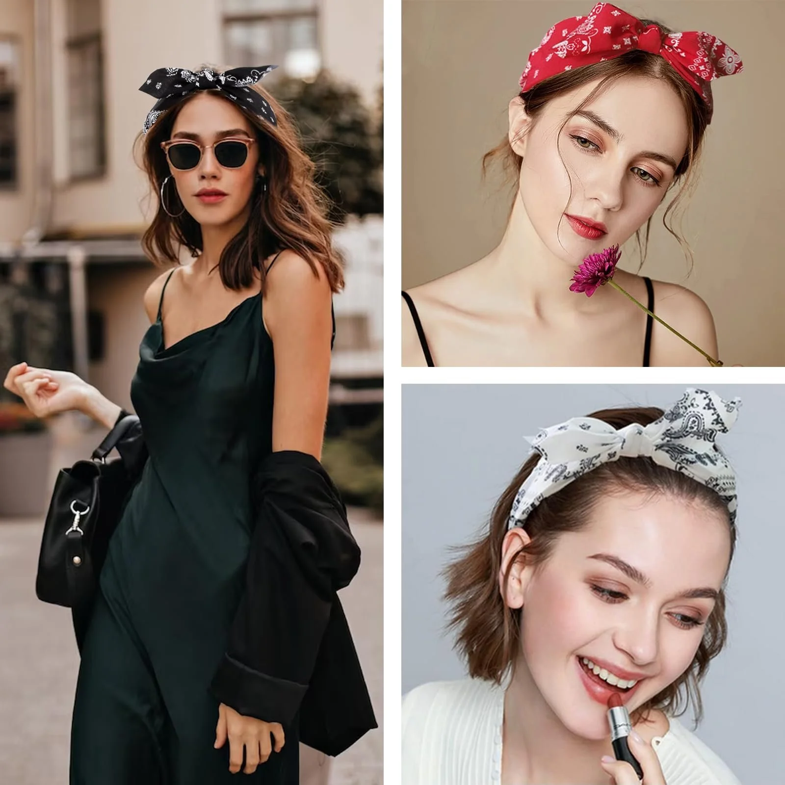 Набор винтажных обручей на голову, фото №7