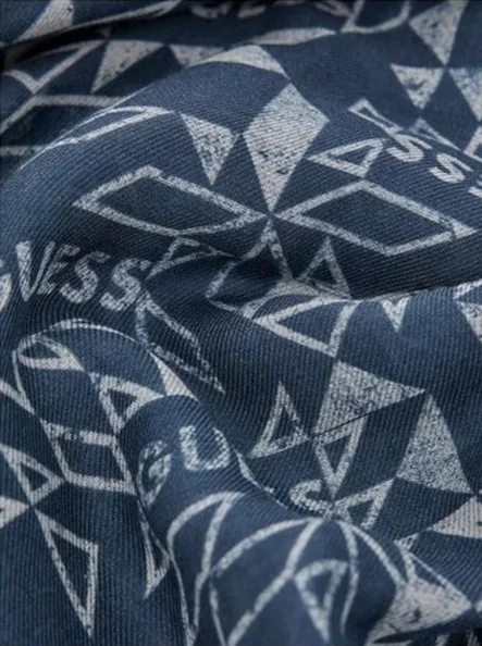 Шарф GUESS JEANS / Темно-синій / ONE SIZE, фото №2 Шарф GUESS JEANS / Темно-синій / ONE SIZE, фото №2