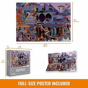 Пазл Cloudberries Difficult Puzzles Outpost 1000 деталей synthetic.ua - Фото 1