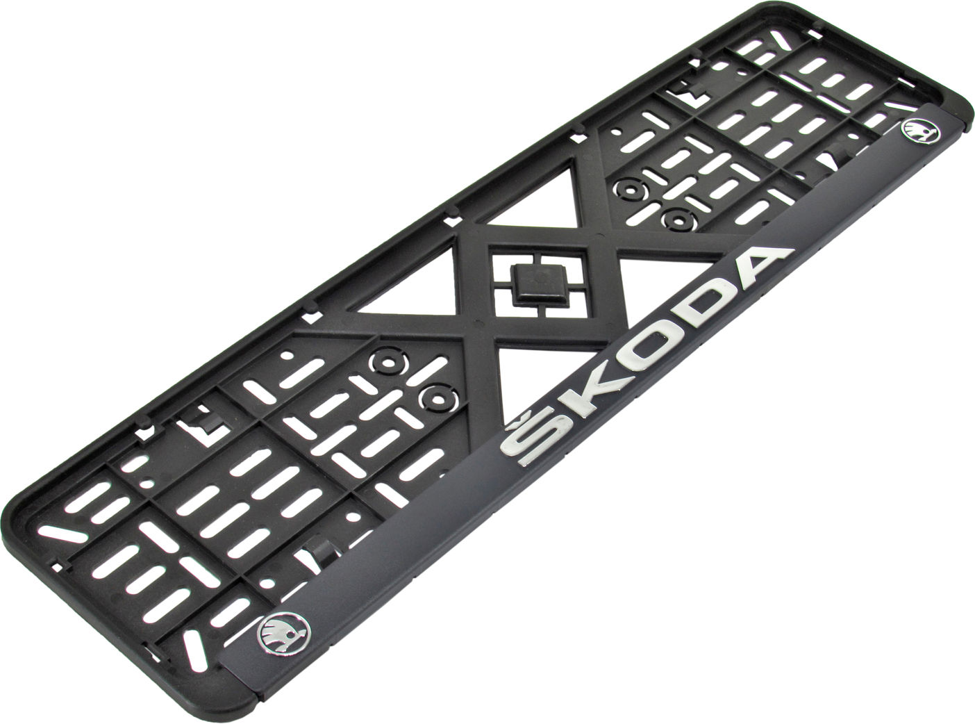 Рамка номерного знаку Bi-Plast обємні букви Skoda BP-284, фото №1