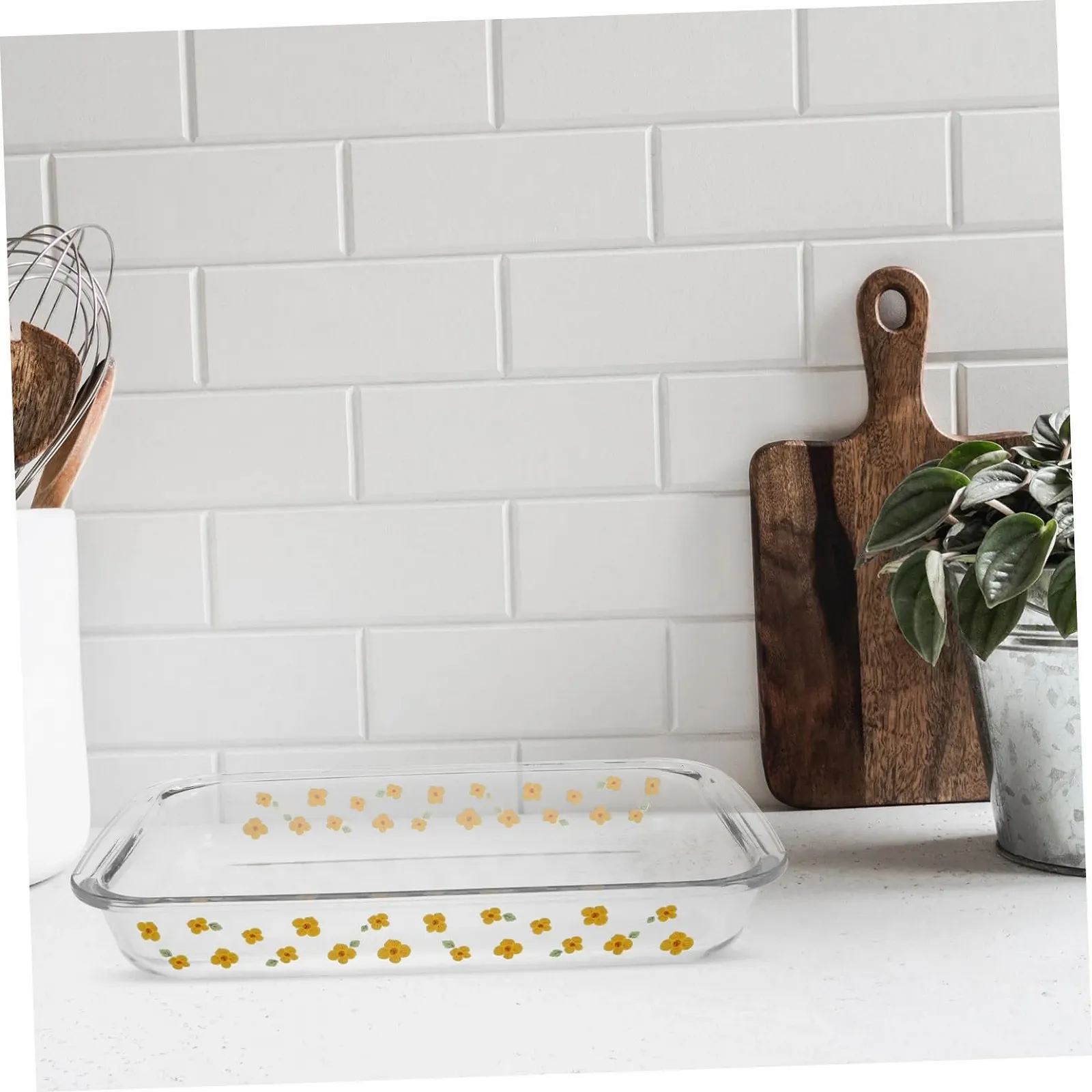 Противень стеклянный TOPBATHY прямоугольный, прозрачный, термостойкий, фото №5 Противень стеклянный TOPBATHY прямоугольный, прозрачный, термостойкий, фото №5