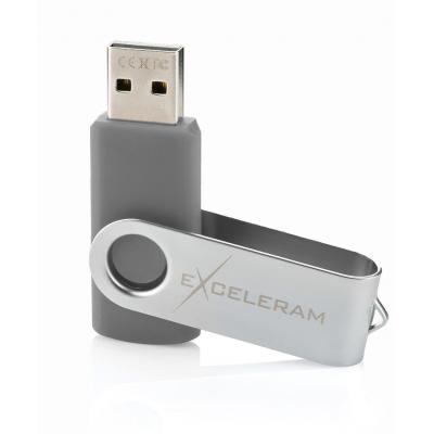 USB флеш-накопитель Exceleram 32gb P1 Series Silver/Gray USB 2.0 EXP1U2SIG32, фото №3
