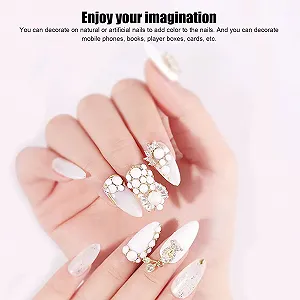 Стрази для нігтів Круглі-перлини 4 пакетики synthetic.ua - Фото 1