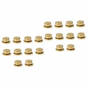 Набор 20 шт. Камень для ногтей с осью вращения, драгоценный камень для ногтей, ювелирные изделия для маникюра, кристаллы для ногтей, декор для гелевых ногтей, аксессуары для ногтей, медный золотой - Фото 1