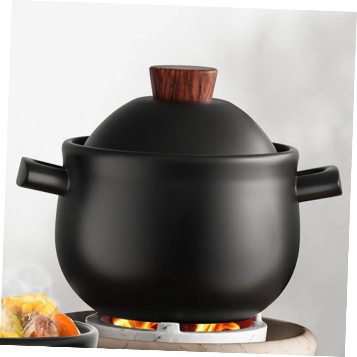 Кастрюля Cabilock 3,6 л керамическая с ручками, фото №3