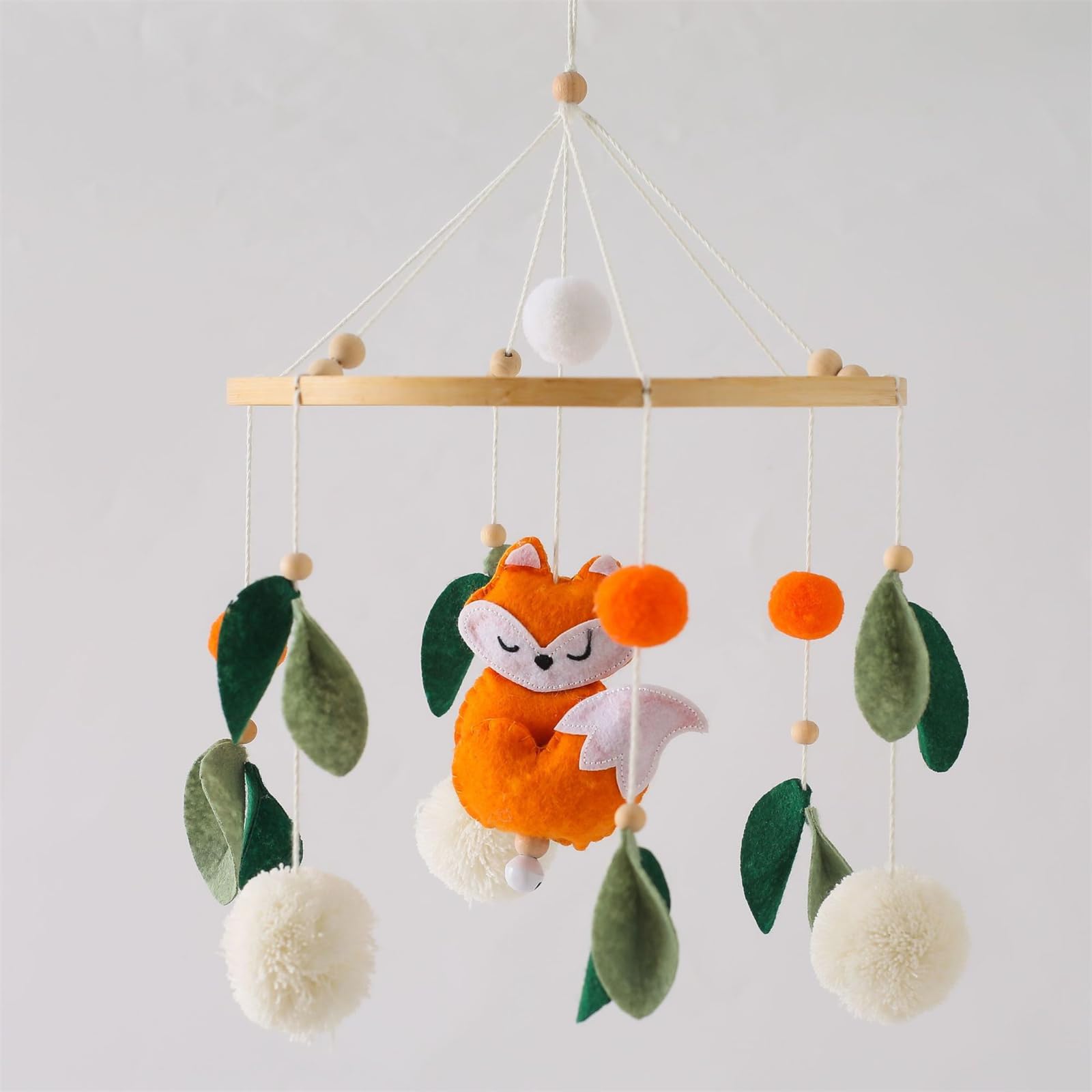 Мобіль Baby Wind Chime Фетрові Кулі Лисиця Декор Подарунок, фото №6